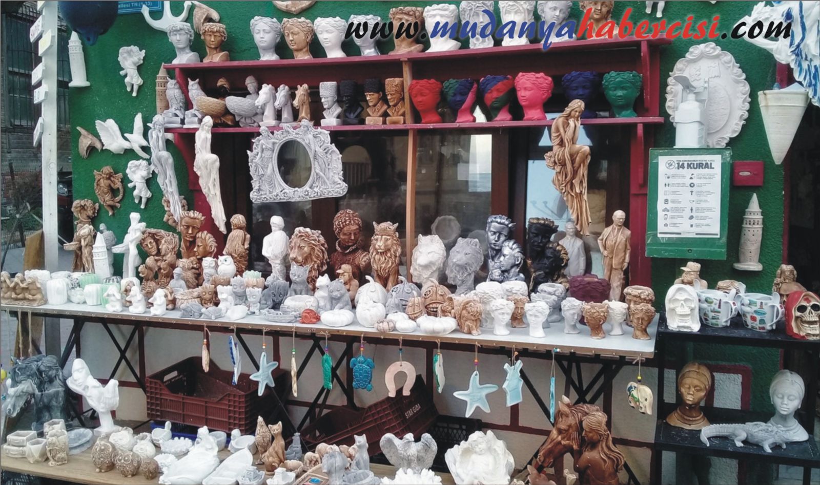 25 YILLIK KALEC HEYKEL VE BOYAMA SANATINA EL ATTI